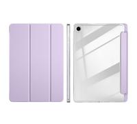 Custodia for tablet adatta for Samsung Galaxy Tab A11 Plus 11 pollici SM-X230 X235 Cover rigida posteriore in acrilico trasparente con portapenne(Purple)