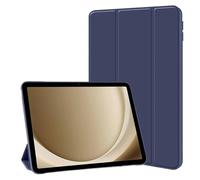 Custodia for tablet con supporto a vibrazione tri-fold adatta for Samsung Galaxy Tab A11 Plus 11 pollici 2025 SM-X230 X236 X226B Cover posteriore in TPU(Navy Blue)