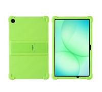 Custodia for tablet con supporto adatta for Samsung Galaxy Tab A11 Plus 11 pollici SM-X230 X233 X235 2025 Custodia in silicone morbido antiurto(Green)