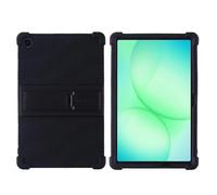 Custodia for tablet con supporto adatta for Samsung Galaxy Tab A11 Plus 11 pollici SM-X230 X233 X235 2025 Custodia in silicone morbido antiurto(Black)