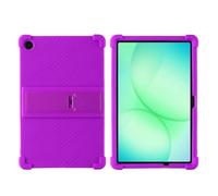 Custodia for tablet con supporto adatta for Samsung Galaxy Tab A11 Plus 11 pollici SM-X230 X233 X235 2025 Custodia in silicone morbido antiurto(Purple)