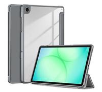 Custodia for tablet con supporto in pelle PU adatta for Samsung Tab A11 Plus 11 pollici SM-X230 X235 2025 Smart Cover pieghevole in acrilico(Gray)