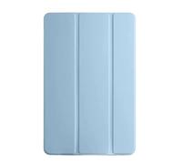 Custodia for tablet con supporto in pelle PU tri-fold adatta for Apple iPad 11th A16 2025 custodia morbida in silicone TPU Smart Funda(Ice blue)