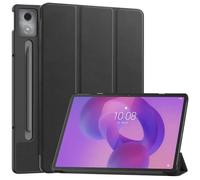 Custodia for tablet con supporto magnetico pieghevole in tre parti in pelle PU adatta for Lenovo Idea Tab Pro 12.7 pollici TB373FU TB375FC 2025(Black)