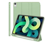 Custodia for tablet con supporto tri-pieghevole adatta for Apple iPad A16 11th 11 2025 Guscio posteriore in silicone morbido TPU con copertura for slot for penna(Matcha Green)