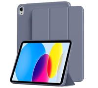 Custodia for tablet con supporto tri-pieghevole adatta for Apple iPad A16 11th 11 pollici 2025 Custodia protettiva in morbido silicone TPU con guscio posteriore(Lavender)