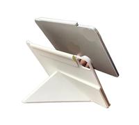 Custodia for tablet, for IPad A16 10a/11a generazione Pro M4 12.9 Air 5/4 M3 M2 11/13 "Mini 7 6 Cinturino con fibbia Cover magnetica rimovibile(White B,2025 Air 11 M3)