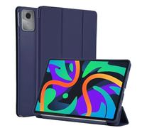 Custodia for tablet in pelle PU a tre ante adatta for Lenovo Tab Idea 11 TB-336ZU 336FU 11 pollici 2025 con supporto in TPU(Dark Blue)