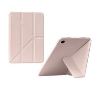 Custodia for tablet in pelle PU pieghevole 3+Y adatta for Samsung Galaxy Tab A11 Plus 11 pollici SM-X230 X233 2025 con supporto(Pink)
