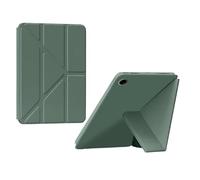 Custodia for tablet in pelle PU pieghevole 3+Y adatta for Samsung Galaxy Tab A11 Plus 11 pollici SM-X230 X233 2025 con supporto(Dark green)