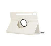Custodia for tablet rotante in pelle PU adatta for Samsung Galaxy Tab S10 FE/Lite 10.9 pollici X520 X526B X400 X406B Copertura del supporto(White,For S10 FE X520)