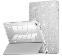 Custodia for tablet Starry compatibile con Samsung Galaxy Tab A9/A11 Plus 11 pollici SM-X210 SM-X230 Cover posteriore in acrilico con riattivazione automatica(Silver,A11 Plus 11")