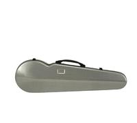 Custodia for violino BOX da 4/4, disco rigido triangolare e resistenza alla compressione con doppia cintura posteriore in fibra di carbonio Per Collezionare E Conservare Violini(Gray)