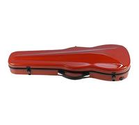 Custodia for violino, custodia for violino professionale full size impermeabile in fibra di carbonio, rigida e leggera con igrometro e doppia tracolla(Size:4/4)