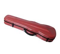 Custodia for violino, custodia for violino stile zucca in fibra di carbonio sintetica Custodia for violino full size leggera e resistente con igrometro e tracolle rimovibili,4/4(Size:1/2)