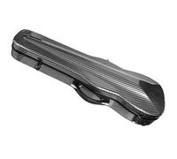 Custodia for violino in fibra di carbonio Tracolla regolabile Custodia for violino di dimensioni standard Borsa da trasporto portatile super leggera con igrometro(Size:4/4)