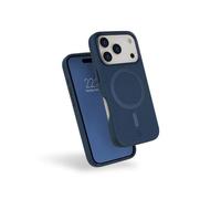 Custodia Force Case Fc Platinium MagSafe Slim Pelle Sintetica Blu per iPhone 17 Pro