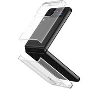 FORCE CASE Protettiva FCDUOGZFLIP3T Cover per Samsung Galaxy Z Flip 3 DUO, Trasparente