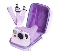 Custodia Fotocamera Bambini - 17,8 cm Viola, Guscio Rigido EVA Antigraffio e con Texture Tessile | Portacaricatore Universale da Viaggio per POLãŗoid, Istantanee & Fotocamere a Pellicola