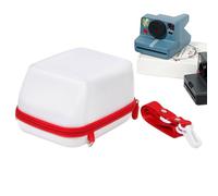 Custodia Fotocamera Istantanea - Guscio Rigido EVA | Borsa Protezione Portatile | Antigraffio Con Spalla, Urtoresistente, Tessuto Viola, Contiene Batterie Rullini, Per Macchine