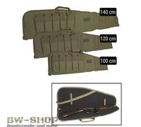 CUSTODIA FUCILE MILITARE BORSA ARMA CON TRACOLLA 100-140cm ESERCITO VALIGETTA...