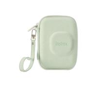 Custodia Fujifilm mini LiPlay Matcha Green velluto con cinturino