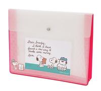 Custodia gadget Universal Studio Japan Peanuts Snoopy con cartolina postale