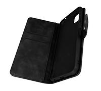 Custodia Gakaxy A22 5G Effetto Scamosciato Portafoglio Forcell Tender Book Nera