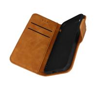 Custodia Galaxy A03s Effetto Scamosciato Portafoglio Forcell Tender Book Camel