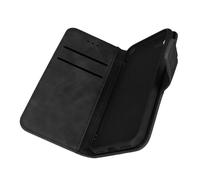 Custodia Galaxy A03s Effetto Scamosciato Portafoglio Forcell Tender Book Nera