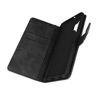 Custodia Galaxy A32 4G Effetto Scamosciato Portafoglio Forcell Tender Book Nera