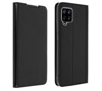 Custodia Galaxy A42 5G Portacarte Cover Silicone Supporto Akashi Nero