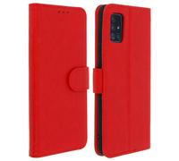 Custodia Samsung Galaxy A51 portadocumenti Funzione Supporto Rosso