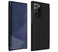 Custodia Galaxy Note 20 Ultra Patta traslucida Specchio Supporto nero