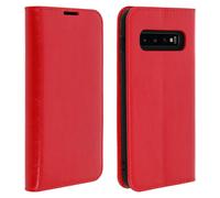 Custodia Galaxy S10 Plus Pelle Portafoglio Funzione Stand - Rosso