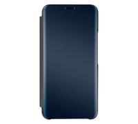 Custodia Galaxy S22 Design a Specchio Traslucido Stand Nera