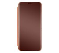 Custodia Galaxy S22 Design a Specchio Traslucido Stand Rose Gold