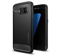 Custodia Galaxy S7 Edge, Spigen [Rugged Armor] Impressionante Black [Design Meccanica Durevole] Massima Protezione Da Cadute e Urti - Custodia Samsung Galaxy S7 Edge, Cover Galaxy S7 Edge (556CS20033)