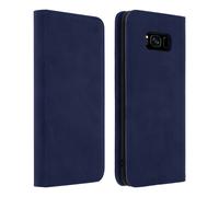 Custodia Galaxy S8 Portacarte Funzione Supporto Cover Silicone Blu