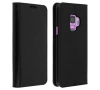 Custodia Galaxy S9 Pelle Sportellino Portafoglio Supporto Nero