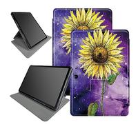 Custodia Galaxy viola girasole design per Microsoft Surface Pro 9 2022 13 pollici, rotazione a 360 gradi multipli angoli di visualizzazione custodia per Microsoft Surface Pro 9 con auto sleep/wake