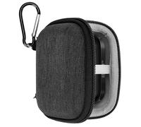 Custodia Geekria Shield per auricolari compatibile con JVC HA-A10T, New Marshmallow True Wireless, custodia rigida da viaggio di ricambio con clip moschettone (grigio scuro)