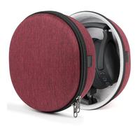 Custodia Geekria Shield per cuffie compatibile con Skullcandy Crusher ANC 2, Crusher EVO, Hesh 3 e Venue, borsa rigida da viaggio con vano cavi (rosso scuro)