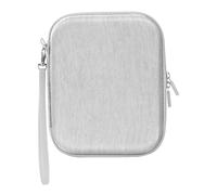 Custodia generica per carte YOTO Soft portatile con cerniera e tasche, porta carte Yoto portatile, porta carte Yoto e porta carte Yoto, grigio.