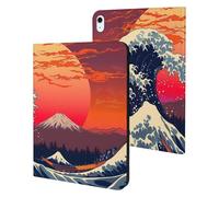 Custodia giapponese The Great Wave, compatibile con iPad Air5/air4 (11") /iPad Pro 2018 (11"), custodia protettiva con funzione sleep/wake