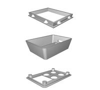 Custodia Gioco Memoria Simon per Arduino Mini Pro Progetto Elettronico 3D