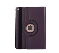 Custodia girevole a 360 gradi per Apple iPad 9.7 New 2018 6th Generation copertura Funda tablet A1822 A1893 supporto Shell + stylus + Film viola Raissa metallizzate