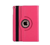 Custodia girevole a 360 gradi per Apple iPad 9.7 New 2018 6th Generation copertura Funda tablet A1822 A1893 supporto Shell + stylus + Film rosa rosso Rosso rosato