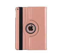 Custodia girevole a 360 gradi per Apple iPad 9.7 New 2018 6th Generation copertura Funda tablet A1822 A1893 supporto Shell + stylus + Film rosa e oro Oro rosato