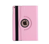 Custodia girevole a 360 gradi per Apple iPad 9.7 New 2018 6th Generation copertura Funda tablet A1822 A1893 supporto Shell + stylus + Film rosa Mocassini eleganti da donna